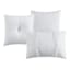 7-Piece White Embroidered Premium Comforter Set, King