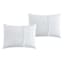 7-Piece White Embroidered Premium Comforter Set, King
