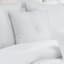 7-Piece White Embroidered Premium Comforter Set, King