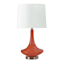 Orange Genie Glass Medium Table Lamp, 19"
