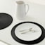 Set of 6 Veranda Black Placemats, 15"