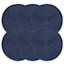 Veranda Set of 6 Midnight Blue Placemats, 15"