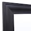 Black Barb Framed Rectangle Wall Mirror, 22x28