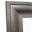 Antiqued Silver Barb Framed Rectangle Wall Mirror, 22x28