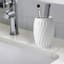 Crosby St. White Wave Bath Tumbler, 4.5"