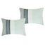 7-Piece Grey Striped Embellished Comforter Set, King