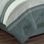 7-Piece Grey Striped Embellished Comforter Set, King
