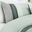 7-Piece Grey Striped Embellished Comforter Set, King