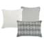 7-Piece Grey Embellished Geo Comforter Set, King