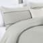7-Piece Grey Embellished Geo Comforter Set, King