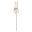 Honeybloom White Easter Bunny Garden Pick, 14"