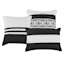 7-Piece Berat Black & White Comforter Set, Queen
