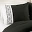 7-Piece Berat Black & White Comforter Set, Queen