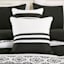 7-Piece Berat Black & White Comforter Set, Queen
