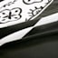 7-Piece Berat Black & White Comforter Set, Queen