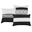 7-Piece Berat Black & White Comforter Set, King