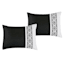 7-Piece Berat Black & White Comforter Set, King