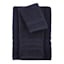 Essential Solid Black Washcloth, 13"