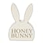 Honeybloom Honey Bunny Table Sign, 6"