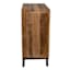 Found & Fable Saffron Cabinet, Natural Mango Wood Finish