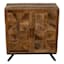 Found & Fable Saffron Cabinet, Natural Mango Wood Finish