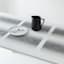Set of 6 Otto Black Ombre Woven Vinyl Placemats, 13x18