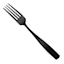 20-Piece Percy Flatware Set, Satin Black