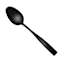 20-Piece Percy Flatware Set, Satin Black