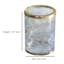 Providence Gold Glass Metal Tumbler, 4.3"