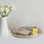 Providence Gold Glass Metal Amenity Tray, 11"