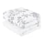 7-Piece Josephine White Floral Design Comforter Set, Queen