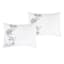 7-Piece Josephine White Floral Design Comforter Set, Queen