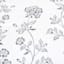 7-Piece Josephine White Floral Design Comforter Set, Queen