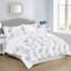 7-Piece Josephine White Floral Design Comforter Set, King