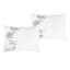 7-Piece Josephine White Floral Design Comforter Set, King