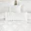 7-Piece Eleanor White Comforter Set, Queen