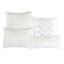 7-Piece Eleanor White Comforter Set, King