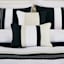 7-Piece Jasper Multicolor Striped Comforter Set, Queen