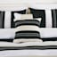 7-Piece Jasper Multicolor Striped Comforter Set, Queen
