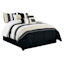 7-Piece Jasper Multicolor Striped Comforter Set, King