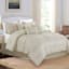 7-Piece Maggie Grey Comforter Set, Queen