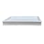 Providence Charlotte White & Gold Checkered Metal Vanity Tray, 6x11