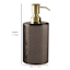 Found & Fable Nico Bronze Textured Soap Dispenser, 7"