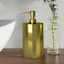 Providence Florence Gold Metal Soap Dispenser, 7"
