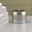 Providence Esme Silver Matte & Shiny Steel Jar, 5"