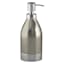 Providence Esme Silver Matte & Shiny Steel Soap Dispenser, 7"