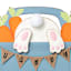 Homespun Easter Blue Happy Easter Truck Yard Stake, 24"