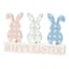 Providence Happy Easter Bunnies Wooden Table Sign, 12"