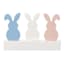 Providence Happy Easter Bunnies Wooden Table Sign, 12"