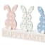 Providence Happy Easter Bunnies Wooden Table Sign, 12"